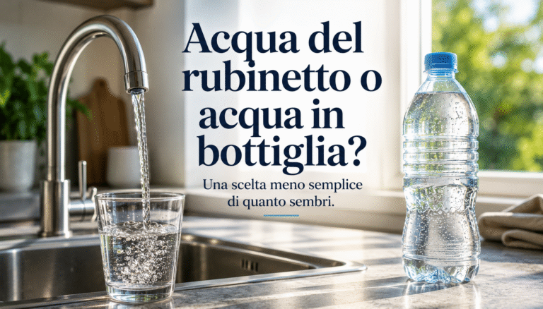 Acqua del rubinetto o in bottiglia? Una scelta meno semplice di quanto sembri