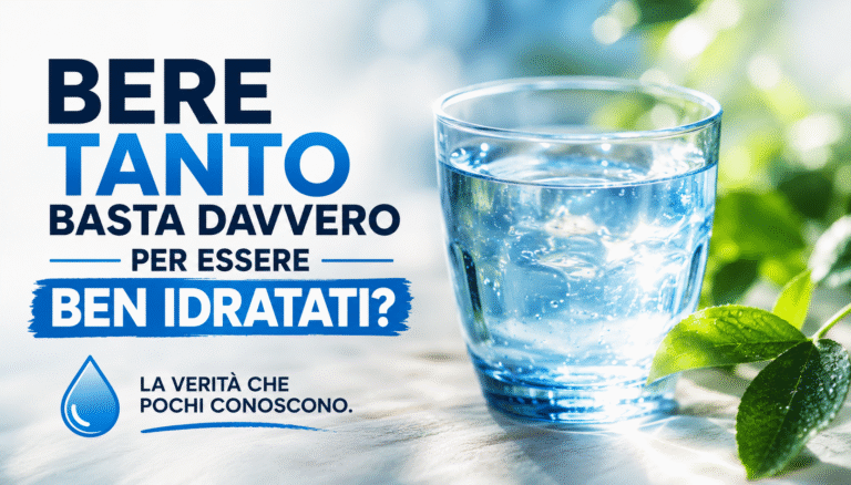 Bere tanto basta davvero per essere ben idratati?